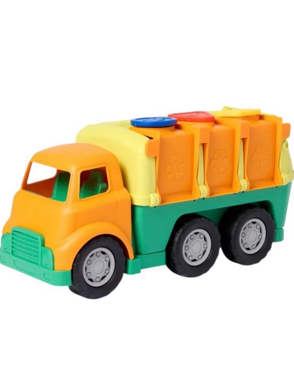 Gigglescape Target Kids Recycling Truck Toy - Orange, Green, Yellow